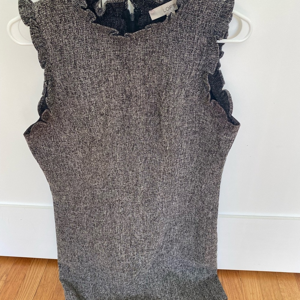 Black and white Loft dress